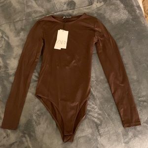 Zara long sleeve bodysuit